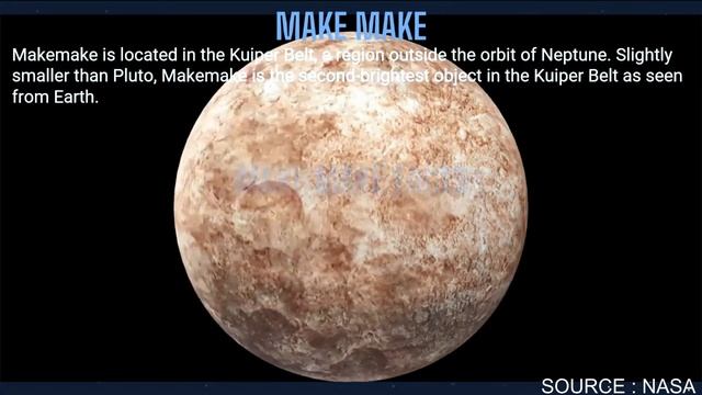 5 Dwarf Planets | Pluto | Ceres | Eris | Haumea | Make Make