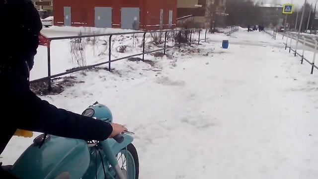 на иже по снегу катимся