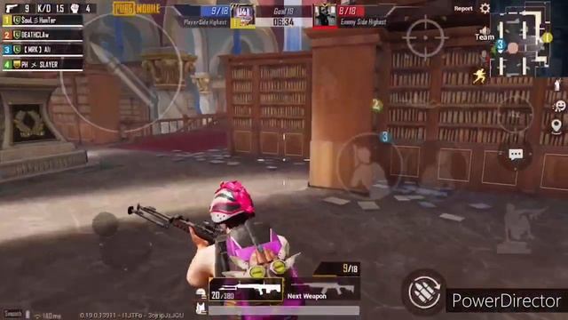 |New TDM Mod|PUBG Mobile|Fight In Library|By Marcy Gaming|