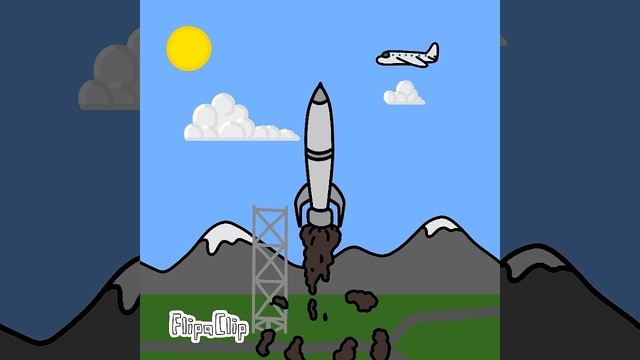 Rocket Launch Failure #animation#rocket#explosion