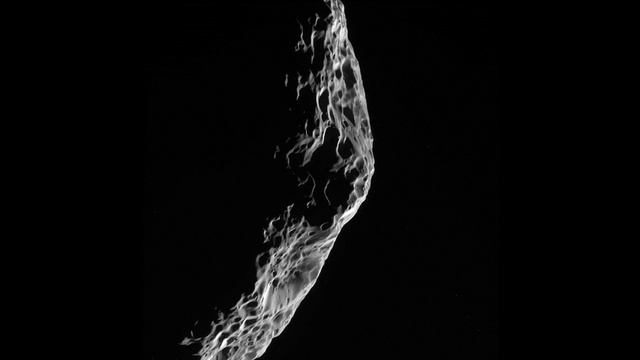 Saturn's Spongy Moon