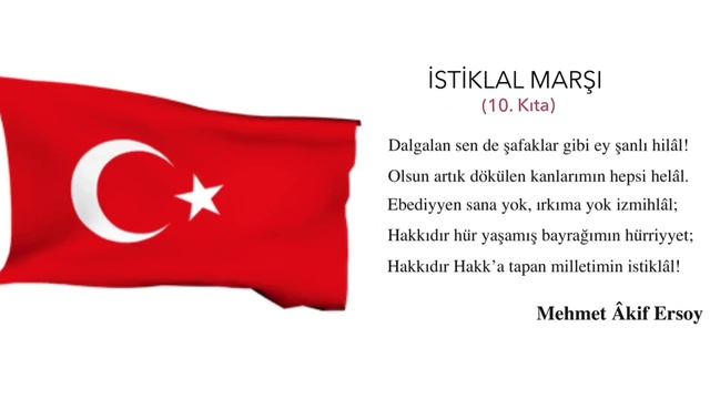 İSTİKLAL MARŞI 10. KITA EZBERLEME - 10 TEKRAR