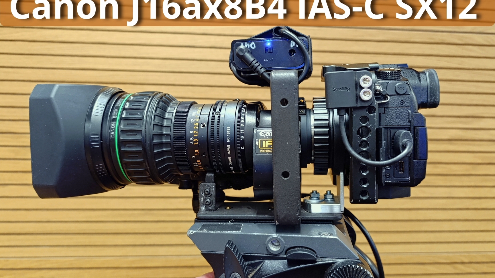 Canon J16ax8B4 IAS-C SX12 + Panasonic lumix GH5