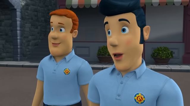 Bloccato a testa in giù! |  Sam il pompiere ufficiale | Cartone animato per bambini