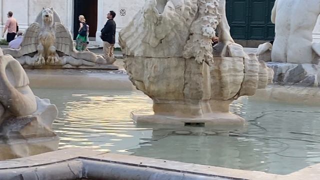 Фонтан Нептуна на площі Навона #italy #roma#італія #рим