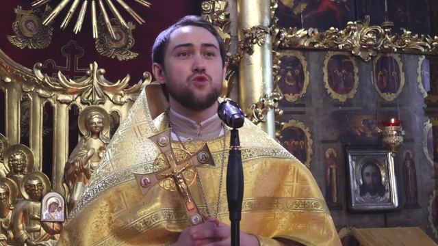 Проповедь иерея Александра Михайлова 30.01.2025г