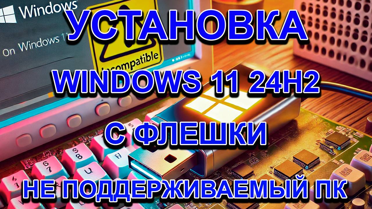 Как Создать Загрузочную Флешку Windows 11 с Rufus и Установка Windows 11 на Несовместимый Компьютер