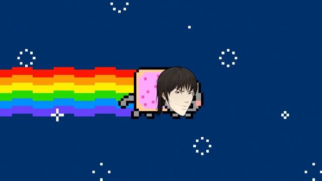 Nyan Cat buts it's nYEn Cat