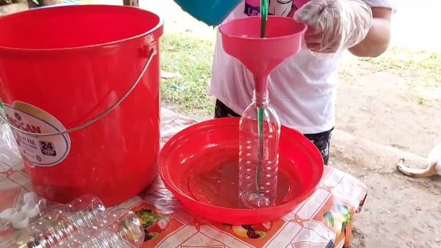 Vlog#32PART2Refilling sa plastic bottle  ng Dishwashing Liquid si Ryan/@lolamyrnakulit7117 Channel