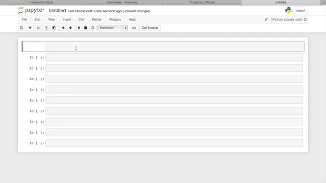 Installation et Introduction à Jupyter Notebook