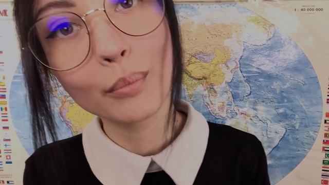 АСМР Учитель географии🌍 Сибирь 🌲 Ролевая игра