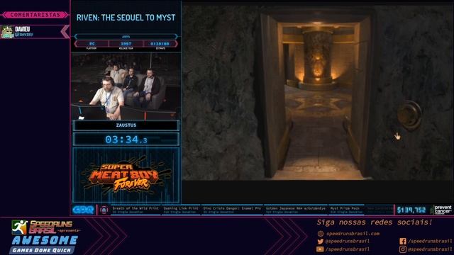 Riven: The Sequel to MYST (Any%) - Restream PT-BR AGDQ2020