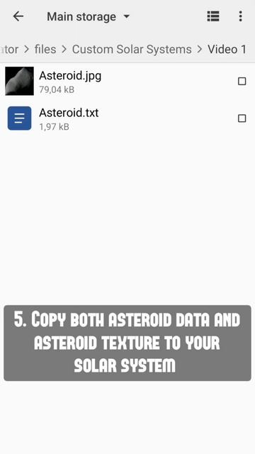 How to create an asteroid #sfs #shorts #spaceflightsimulator #asteroid