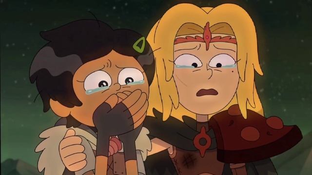 Amphibia sad moments but it's switched with minecraft music