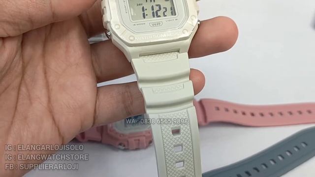 CASIO W 218 HC SERIES : JAM CASIO WARNA BARU BUAT CEWEK TERBARU (2022)