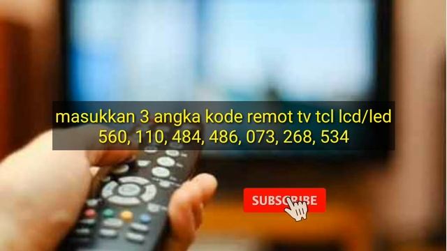 KODE REMOT TV TCL LCD/LED DAN CARA SETTING