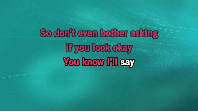Bruno Mars - Just the Way You Are Karaoke -  Live at the BRIT Awards