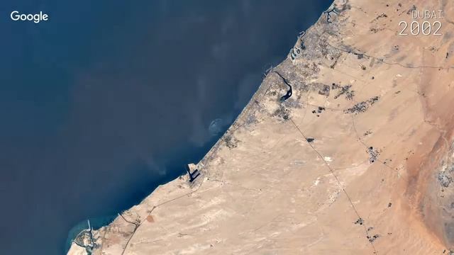 Google Timelapse  Dubai, UAE