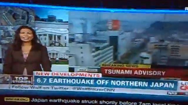 Japan hit by another earthquake.