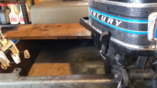Mercury 9.8hp Outboard Motor Tank Test