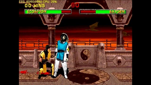 Emulação - Mortal Kombat II jogável no Nova v0.1.3 (Sega Saturn)