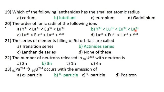 UG TRB -CHEMISTRY -TOP 40  EXPECTED QUESTIONS FOR UG TRB EXAM.