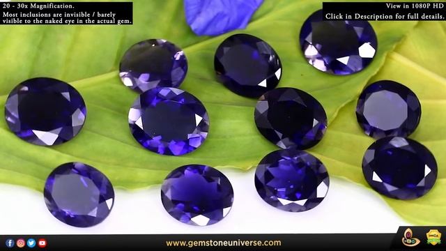Iolite Kaka Nili Best Upratna Gemstone for Blue Sapphire in Saturn Periods GemstoneuniverseExclusiv