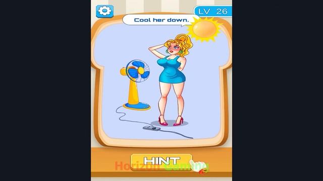 Brain Toaster Thinking Game LEVEL 26 Cool her down - Gameplay Walkthrough Android IOS