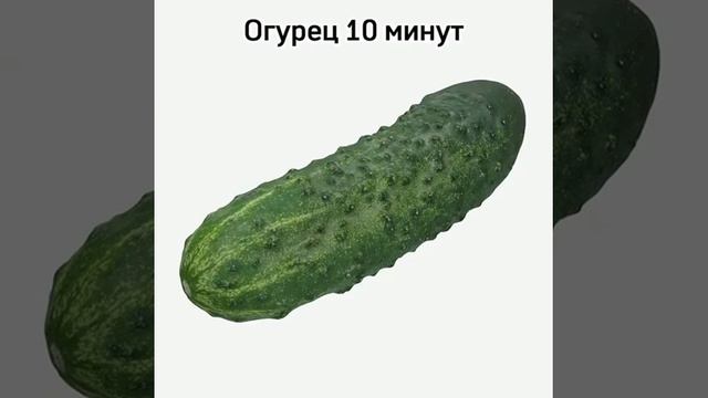 огурец 10 минут