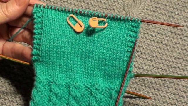 Носки с косами (Часть 2) - Socks with cables (Part 2)