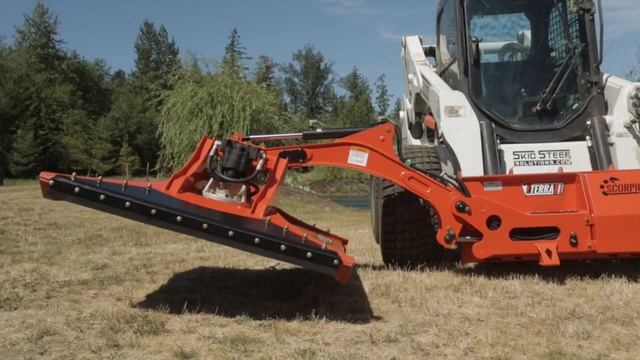 #1 Side Boom Mower for Skid Steer Loaders - Meet the Scorpion!