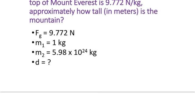 Gravitation HW Help