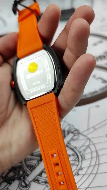 Мужские часы Curren Unique Design Orange