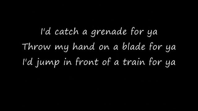 Grenade - Bruno Mars (with lyrics)