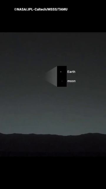 Curiosity rover on Mars has captured its first view of Earth from the surface of the Red Planet