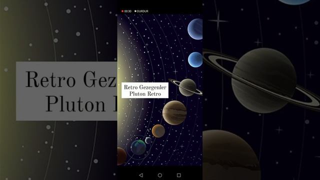Retro Gezegenler - Pluton Retrosu