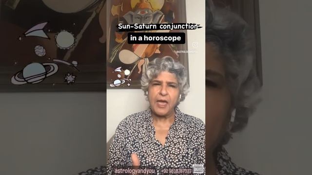 #Sun #Saturn #conjunction in a #horoscope.: results