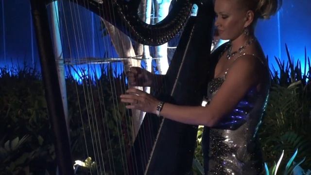 Elena & the "Big Blue" Harp Armani Hotel