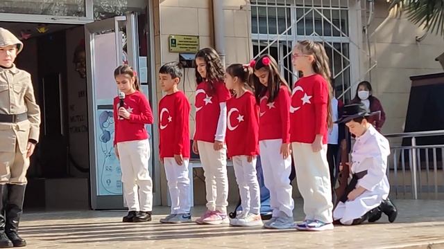 Dr.Necla Yazıcıoğlu İlkokulu 12 Mart İstiklal Marşı'nın Kabulü 2K Etkinliği