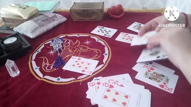 Расклад бомба 💯💯💯💯Крестовый король♣️ и ❤️Дама.  Пауза или конец?