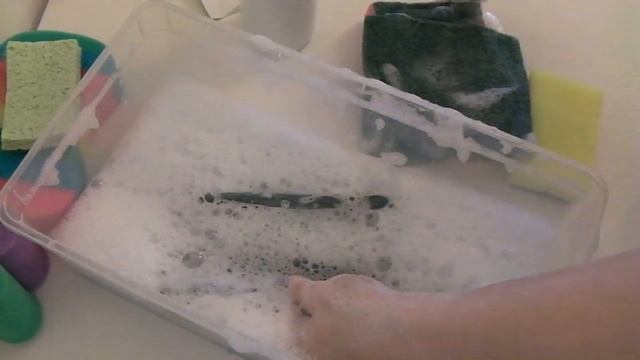 ASMR Comet Sponge Sounds Scratching Scrabbing Lathering Foam Cleaning Sounds Асмр пена губки