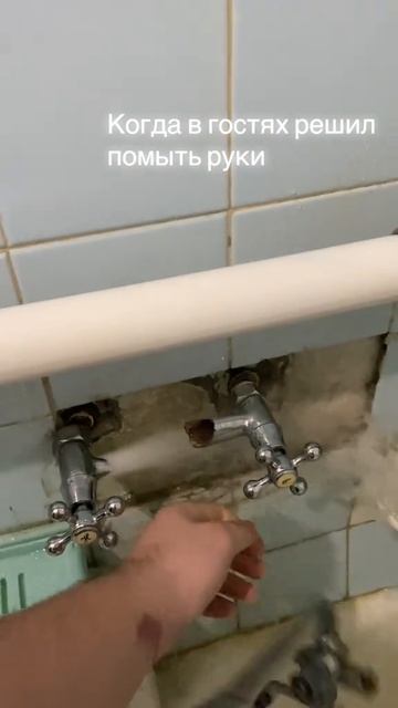 Помыл руки в гостях