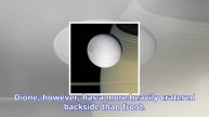 Dione: saturn's turned-around moon