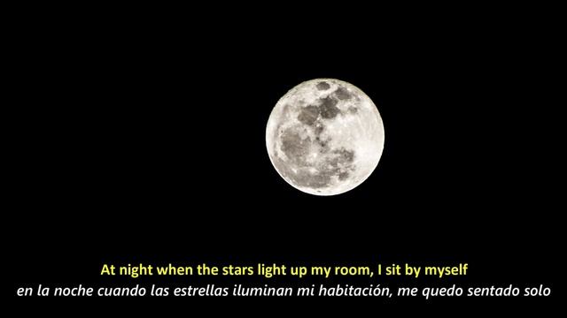 Talking to the moon Lyrics Inglés Español (Traducida)