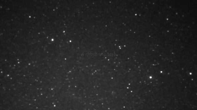 Night Vision Filming of Flashing Object in Cygnus