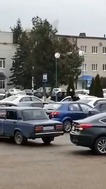Автомобильный флешмоб в честь празднования 60-летия первого полета человека в космос