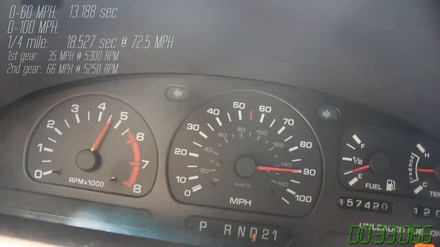 Mercury Villager 0-105 MPH