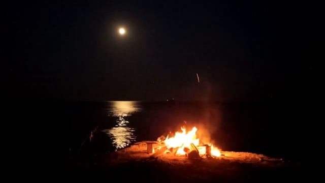 Kamp Ateşi, Dalga Sesi, Ateş Sesi, Dolunay, Doğa Sesleri