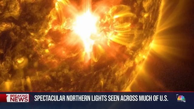 Northern lights visible across U.S., even reaching the deep south, due to solar storm
