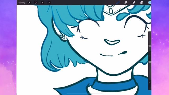 Sailor Mercury Sticker Design 💙